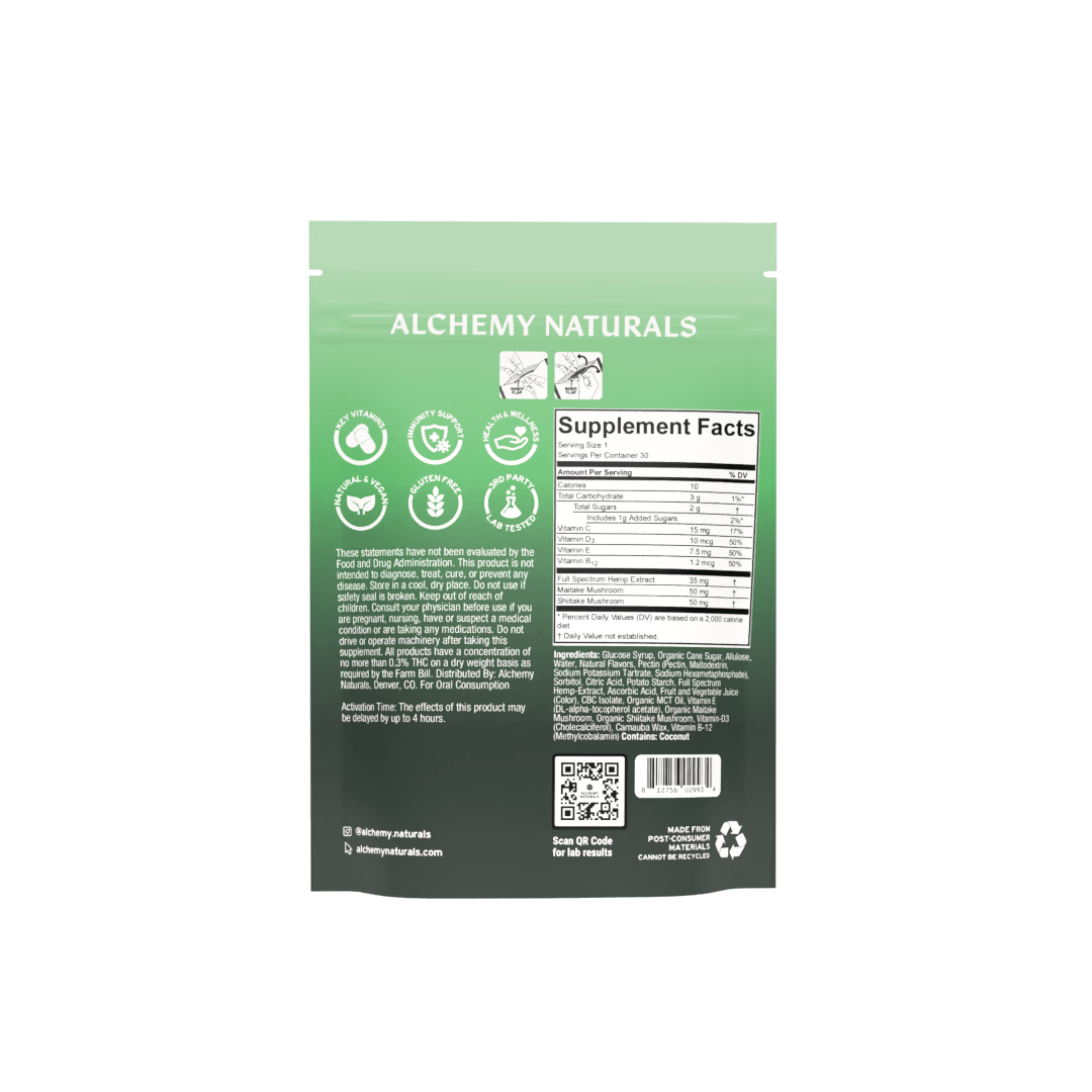 6-Pack: CBD Multi-Vitamin Gummies